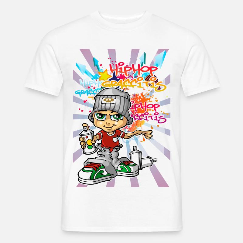 Junge Graffiti - Männer T-Shirt - undefined