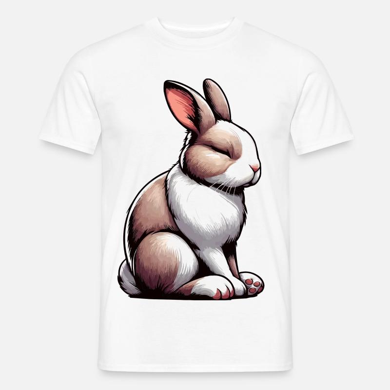 Rabbit Bunny Bunny Long Eared Thumper Ram Men’s T-shirt