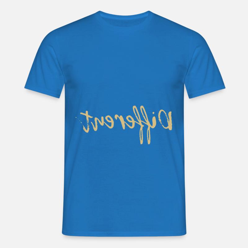 Different Sei anders - Männer T-Shirt - Royalblau