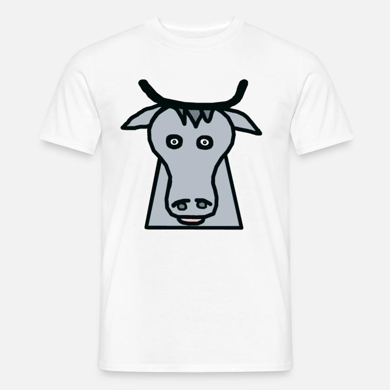 beef, cow, beef, farm, cows, milk, cattle Men’s T-shirt