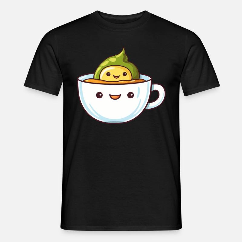 Avocado Baths in Coffee Early Bird Design Men’s T-shirt