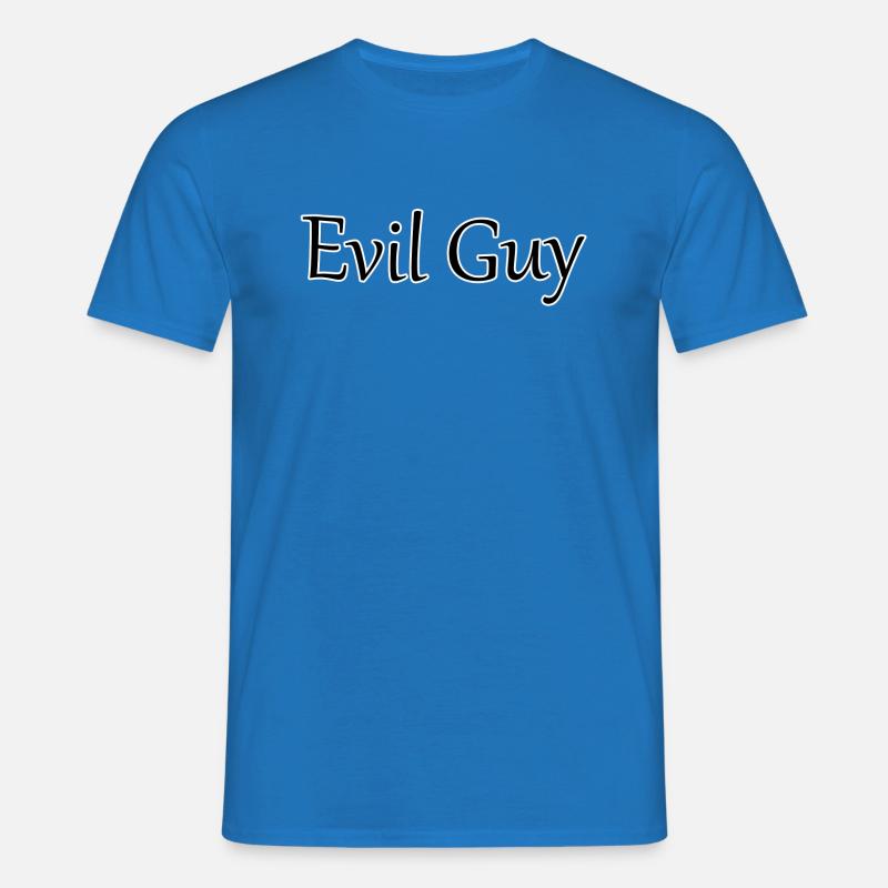 Evil guy - Männer T-Shirt - Royalblau