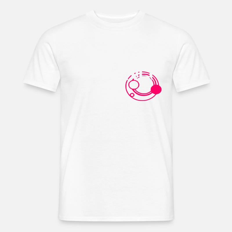 Techno Music Music Patch Design T-shirt homme