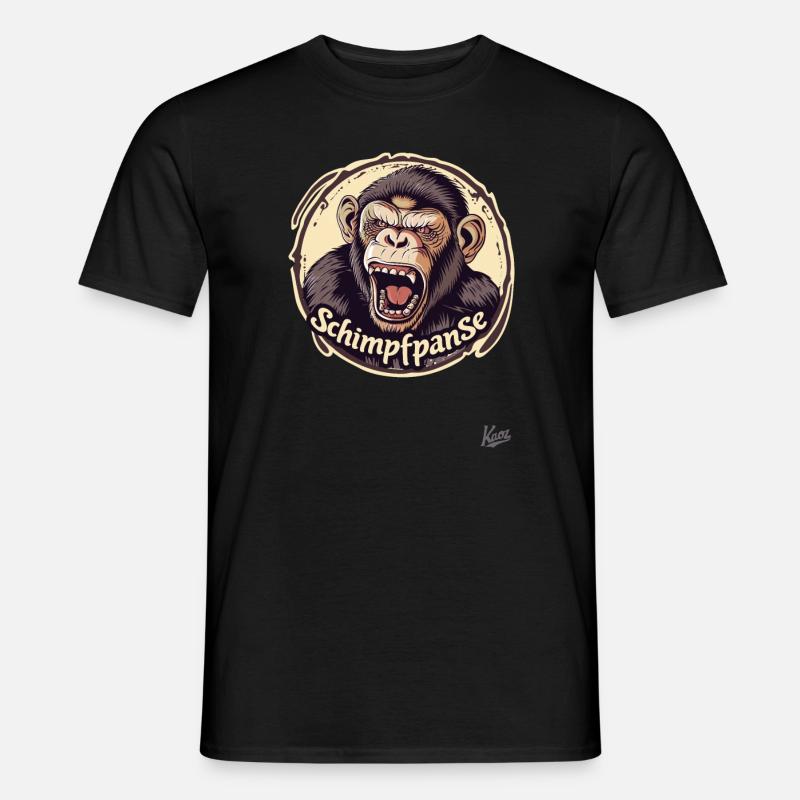 Scolding Rumin: The Scolding Monkey Chimpanzee Men’s T-shirt