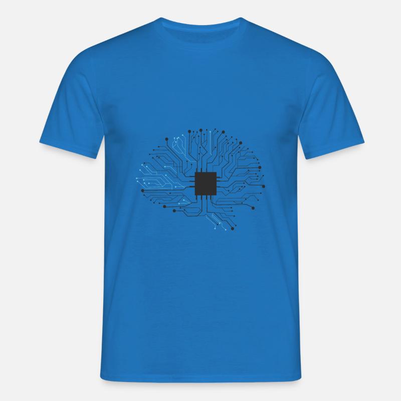 Chip Technik Programmierer - Männer T-Shirt - Royalblau