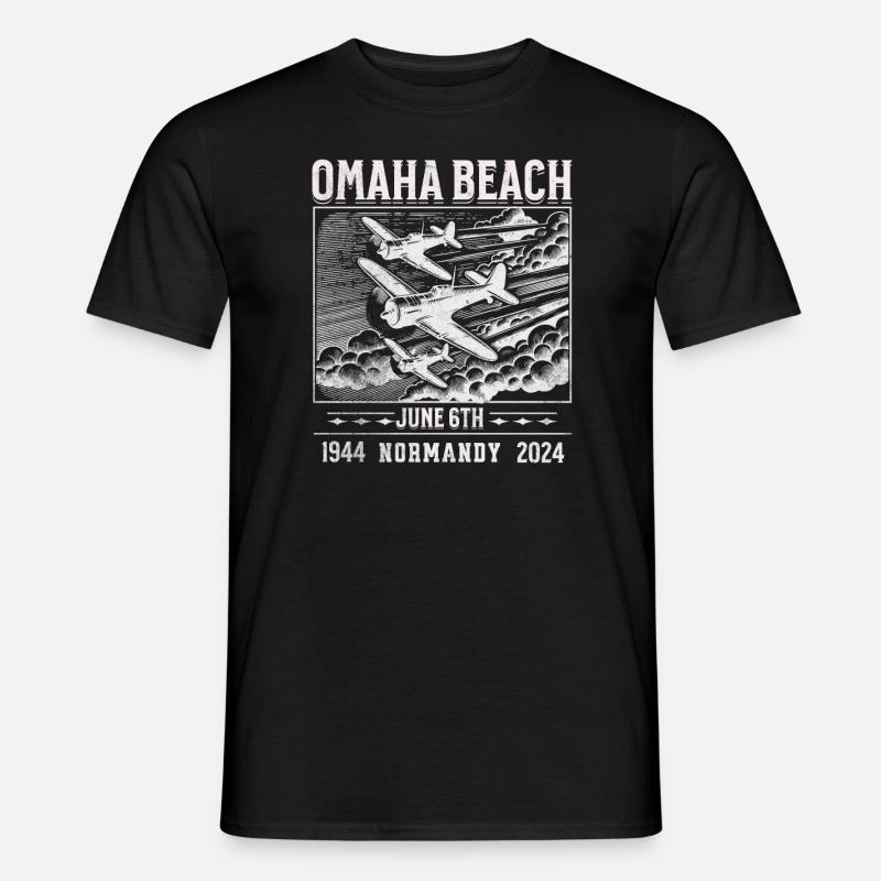 D Day June 6th Omaha beach T-shirt homme