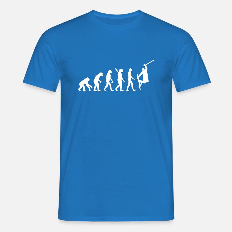 Evolution Ski - Men's T-Shirt - royal blue