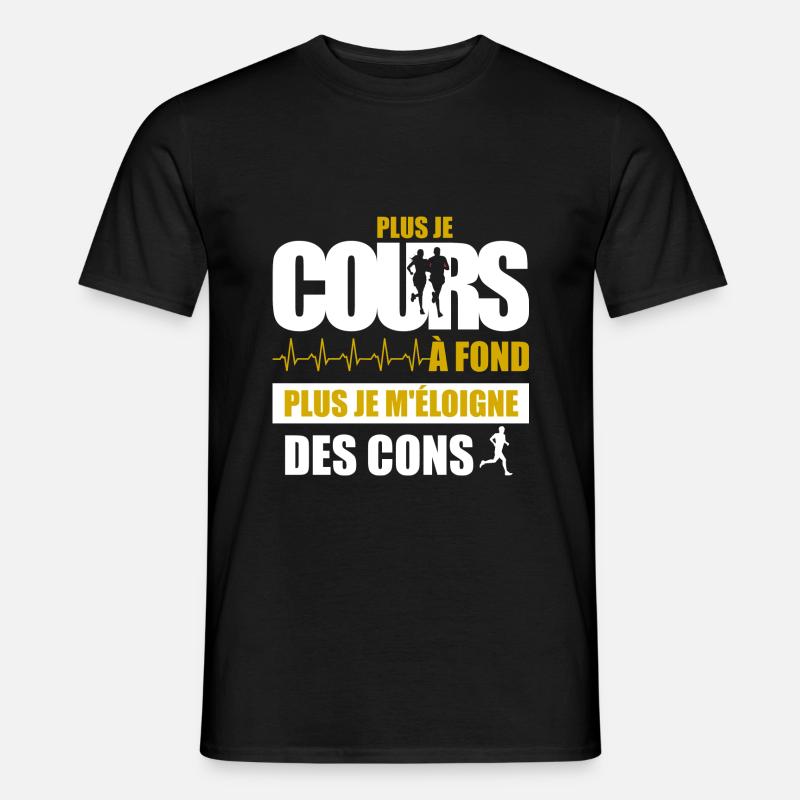 The more I run Men’s T-shirt