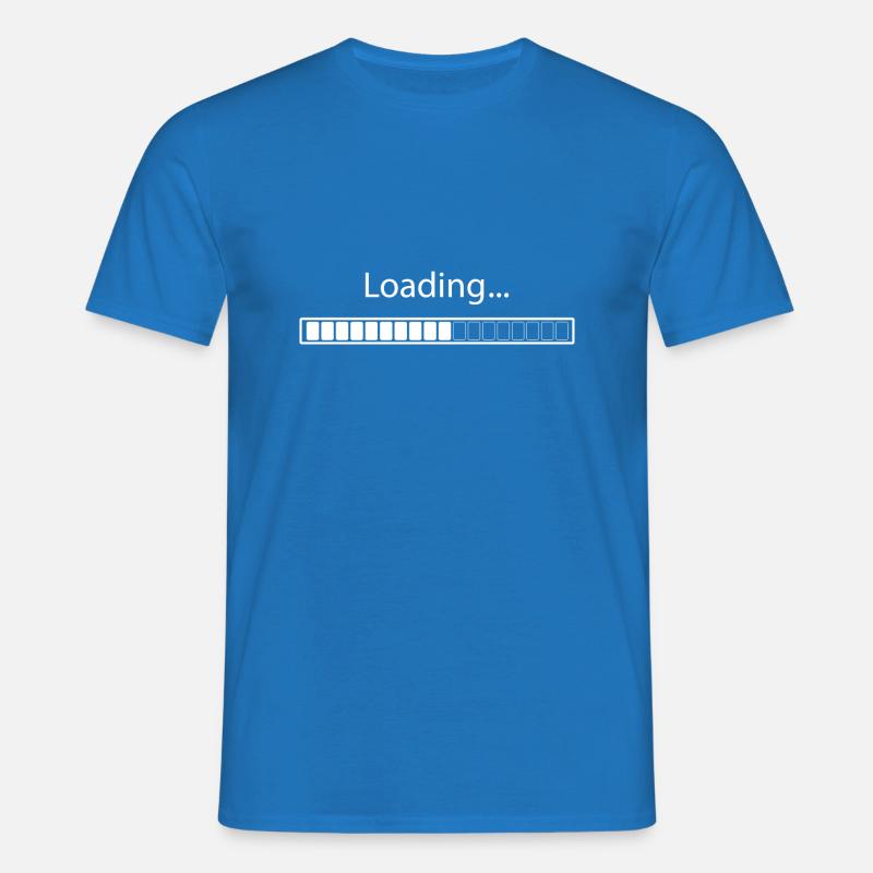 Loading in progress - Men's T-Shirt - royal blue