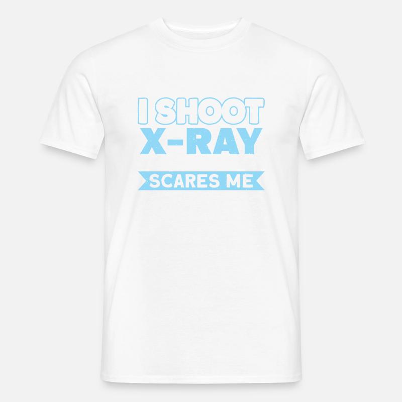 I shoot with X-rays Men’s T-shirt