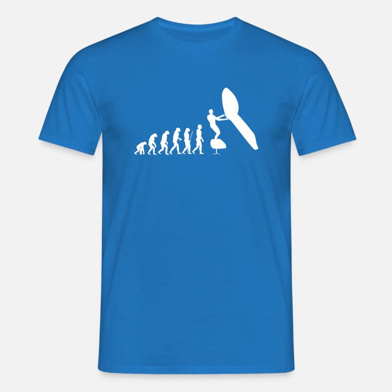 Wingfoiling Evolution - Men's T-Shirt - royal blue