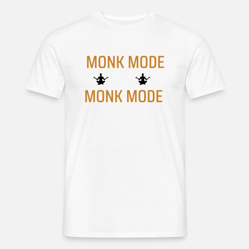 Mönch Meditationsmodus Männer T-Shirt