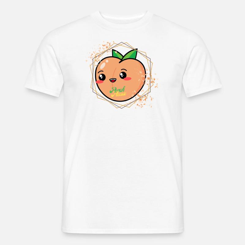Pfirsich - Peach Please Männer T-Shirt
