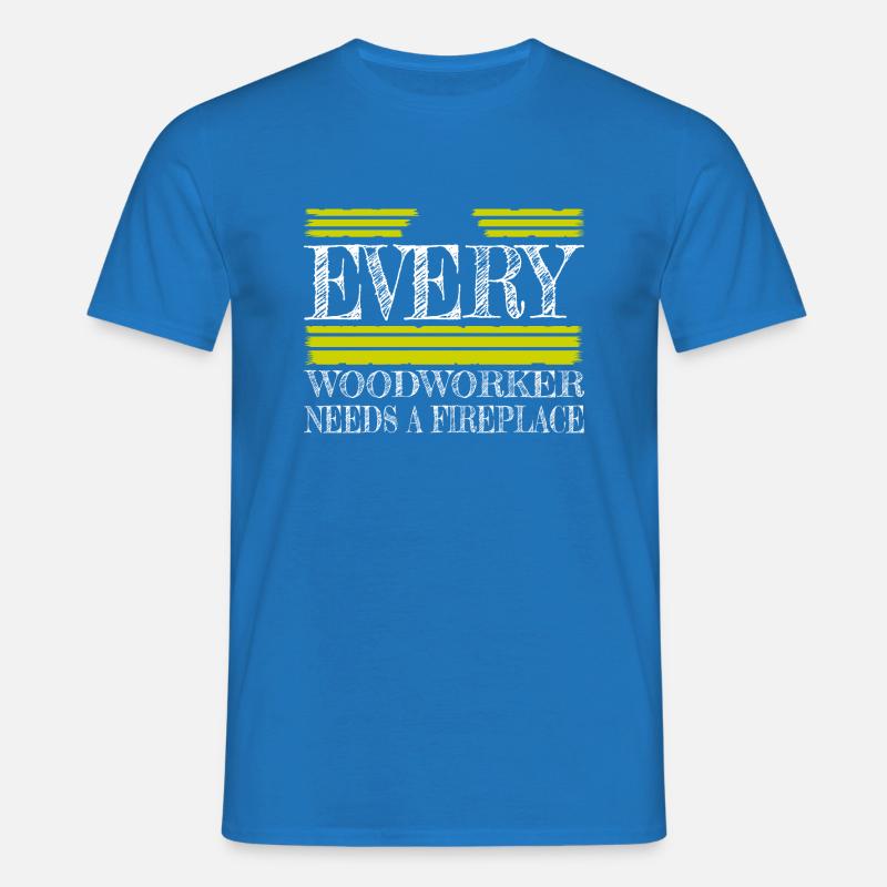 jackhammer carpenter jokes - Männer T-Shirt - Royalblau