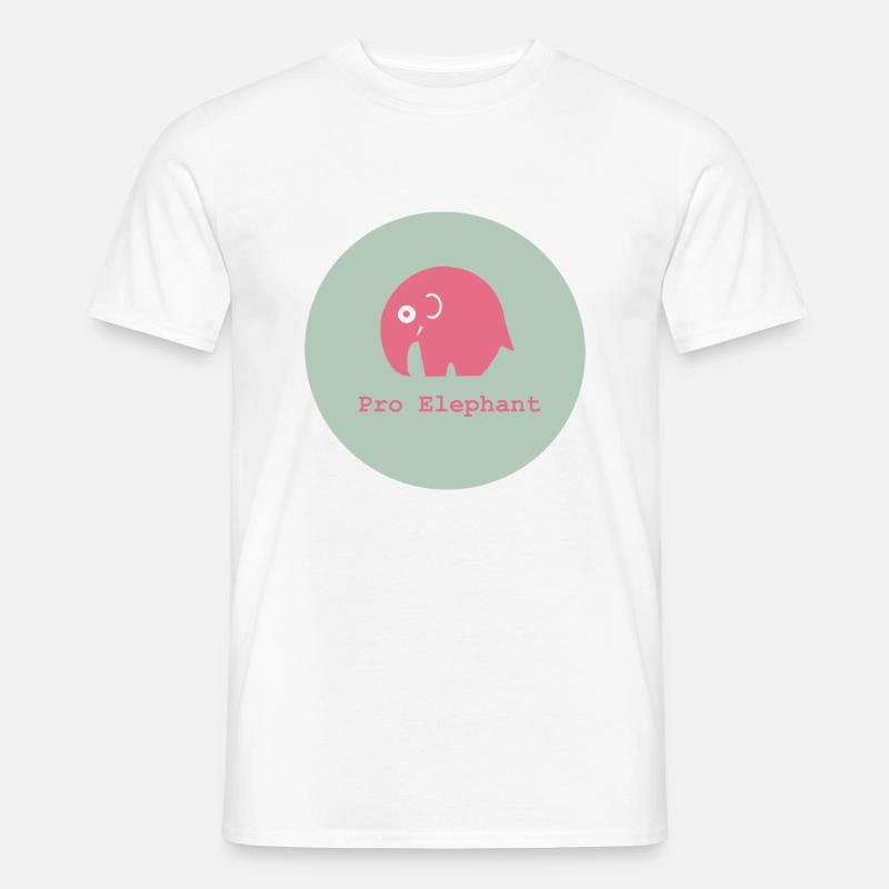 Pro Elephant - Männer T-Shirt - Royalblau