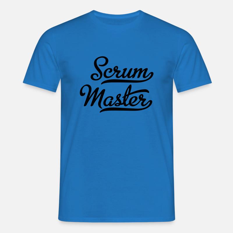 Scrum Master - Männer T-Shirt - Royalblau