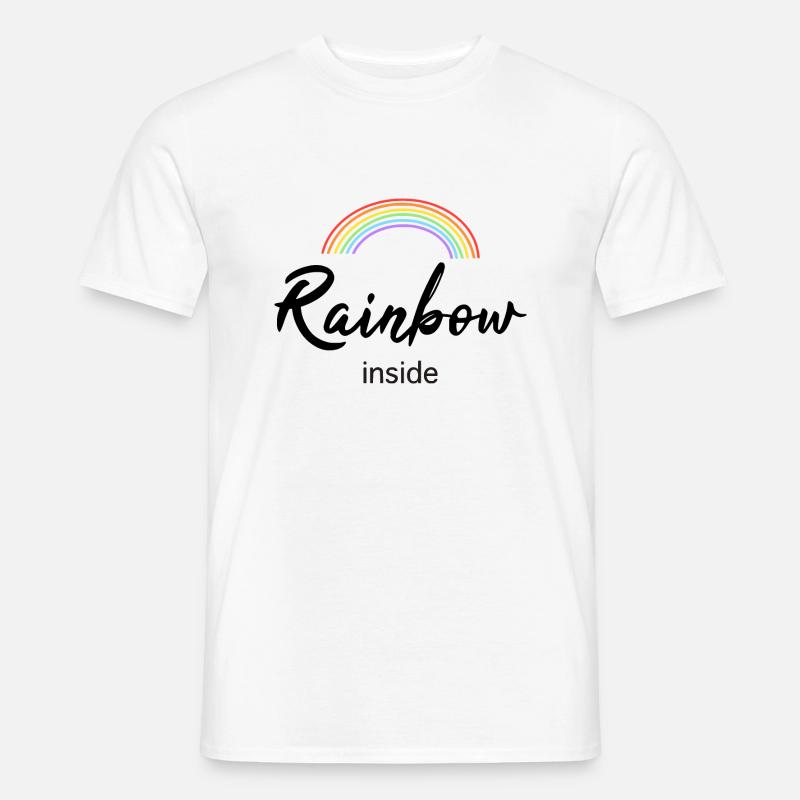 Rainbow inside - Männer T-Shirt - undefined