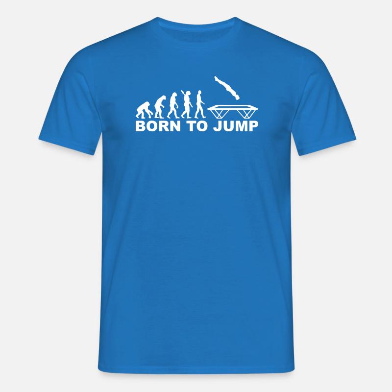 Evolution Trampoline - Men's T-Shirt - royal blue