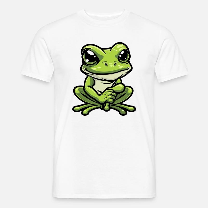 Frosch Comic - Männer T-Shirt - undefined