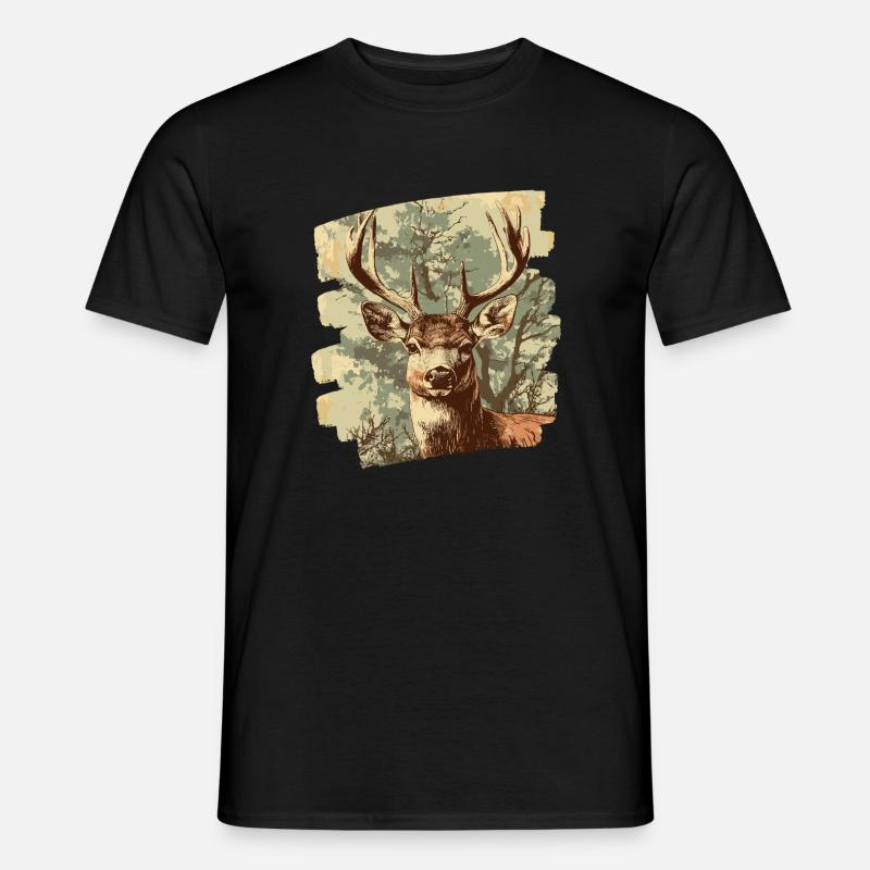 Deer with antlers Men’s T-shirt