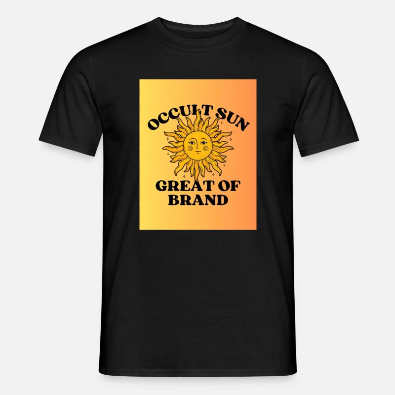 Grande marque du soleil caché T-shirt homme