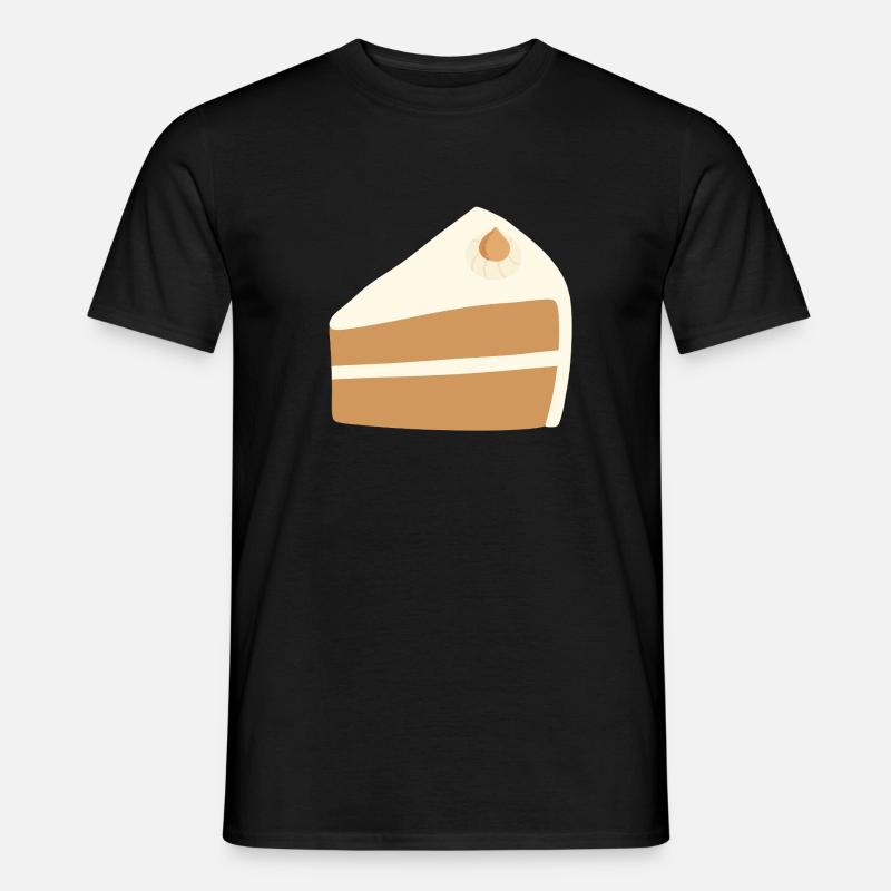 Nut Cake Slice Design Men’s T-shirt