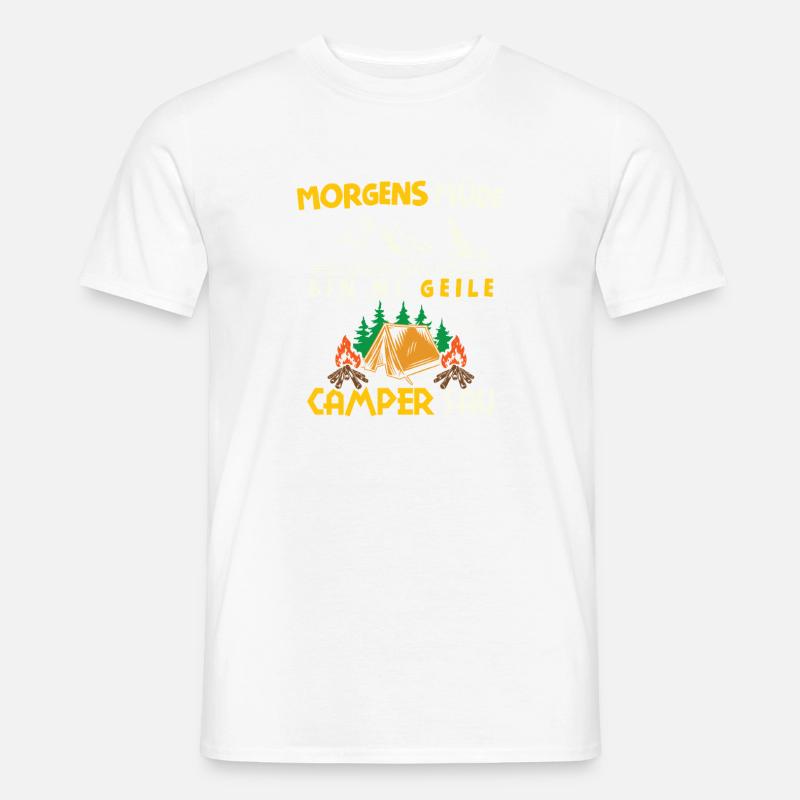 Camper Camping Caravan Saying Men’s T-shirt