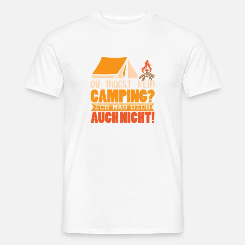 Camper Camping Caravan Saying Men’s T-shirt