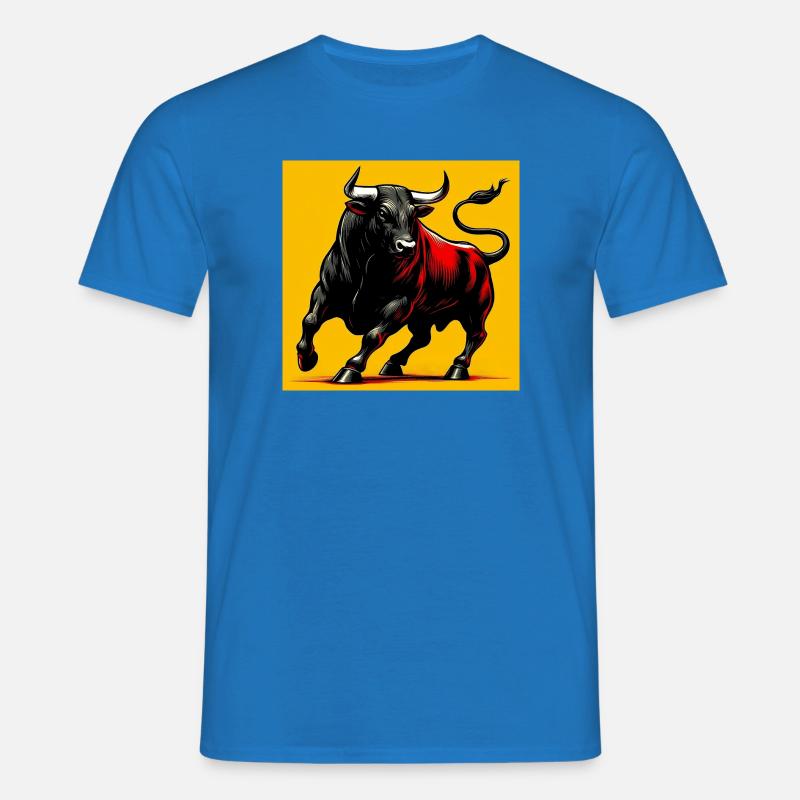 bull - Men's T-Shirt - royal blue