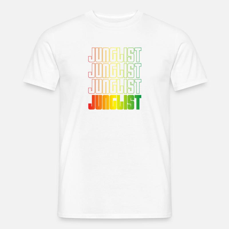Junglist Gradient Text DNB - Men’s T-shirt - undefined