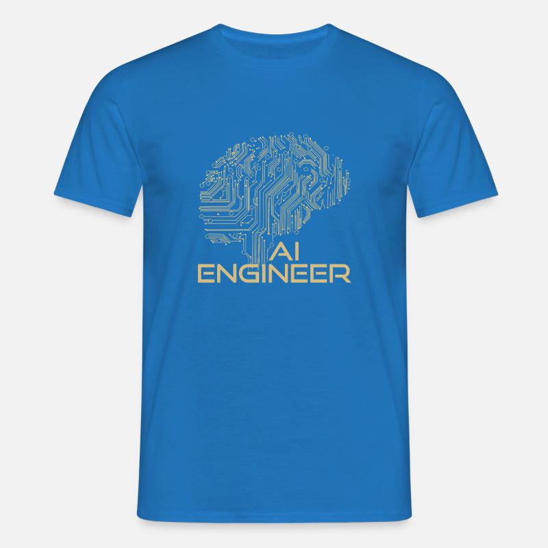 AI Engineer – Artificial Intelligence & Technology - Men's T-Shirt - royal blue