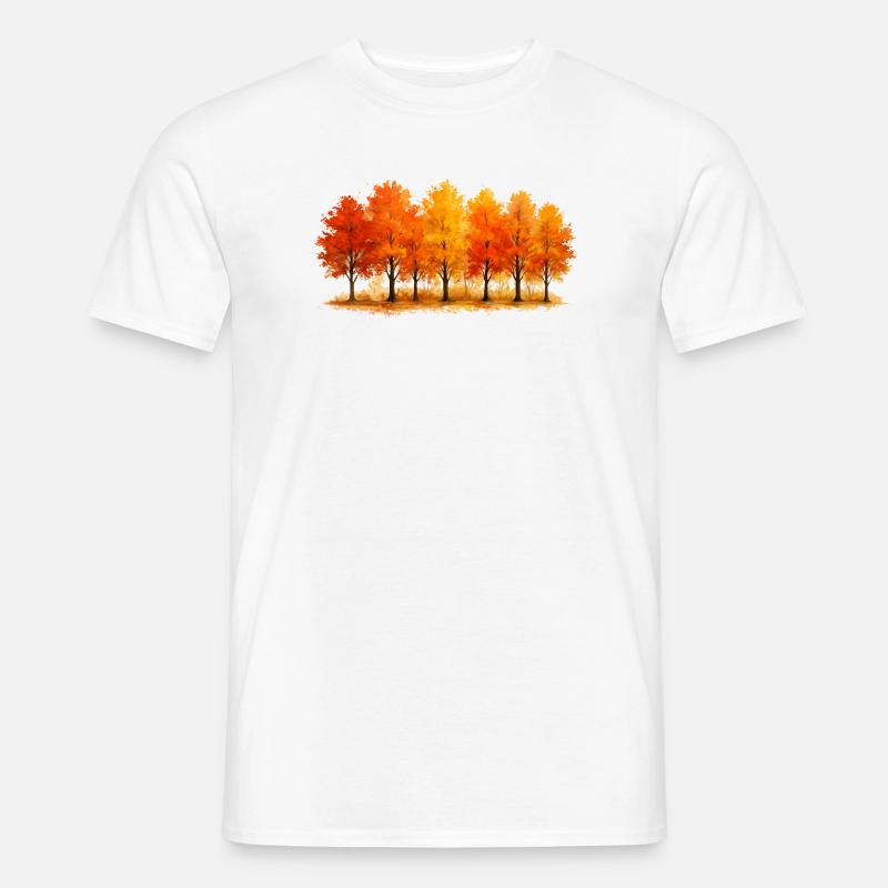 L’automne est ma couleur préférée L’amour d’automne T-shirt homme