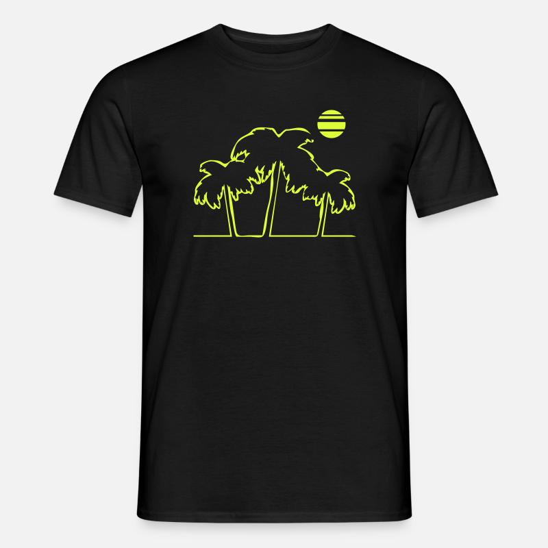 Île de la plage Palm Trees T-shirt homme