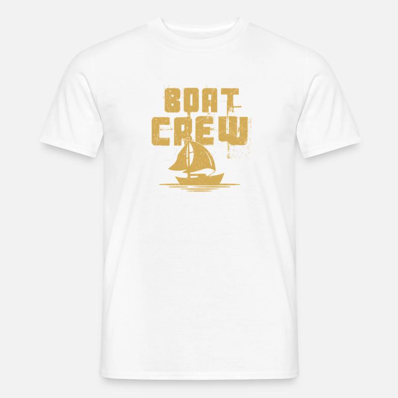Équipage de bateau Capitaine de voile T-shirt homme