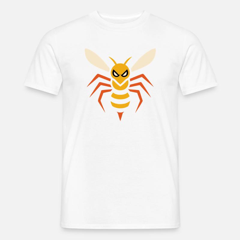 Frelon en colère – graphique angulaire d’insectes T-shirt homme