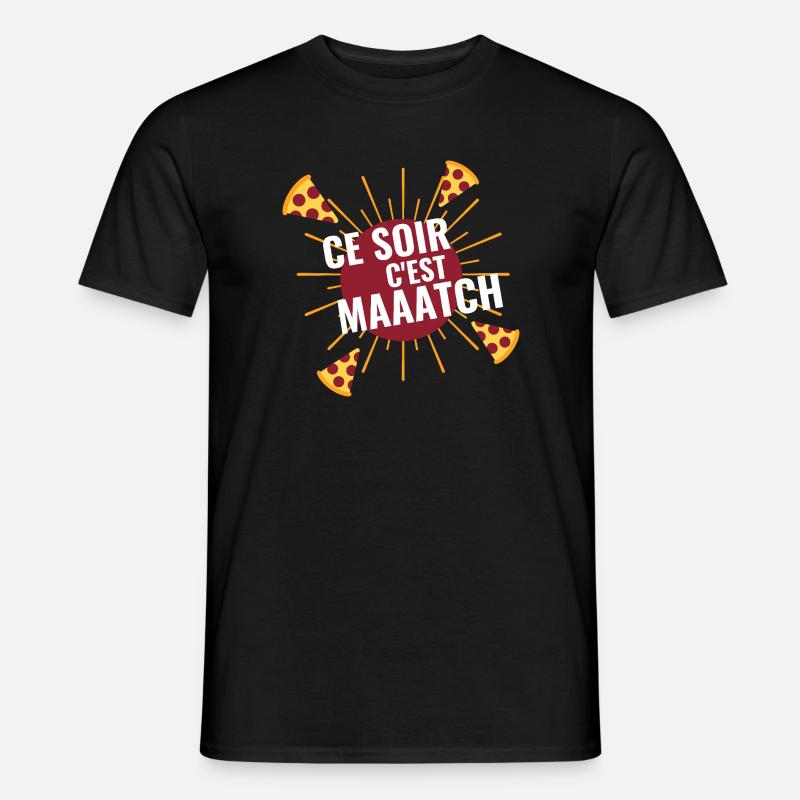 Ce soir c'est Maatch Pizza T-shirt homme