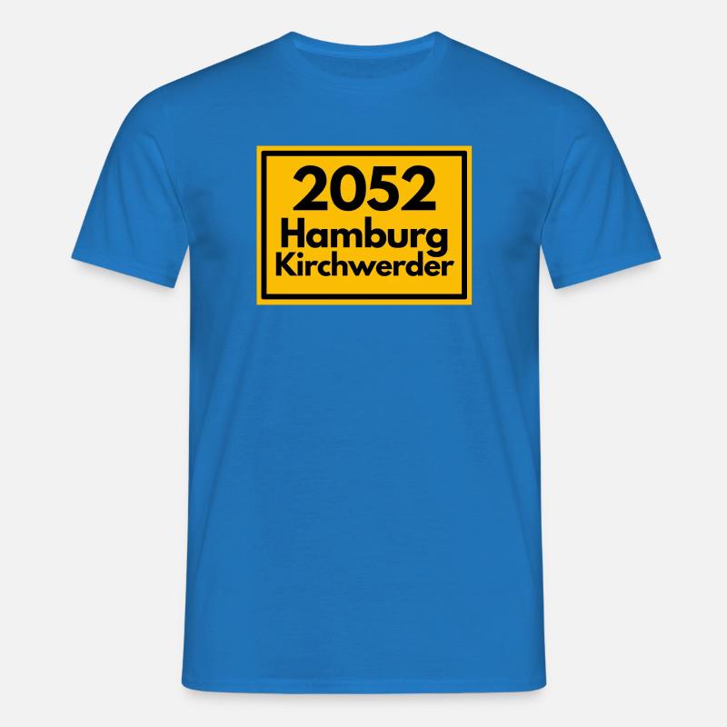 OLD POSTCODE POSTCODE 2053 HAMBURG KIRCHWERDER - Men's T-Shirt - royal blue