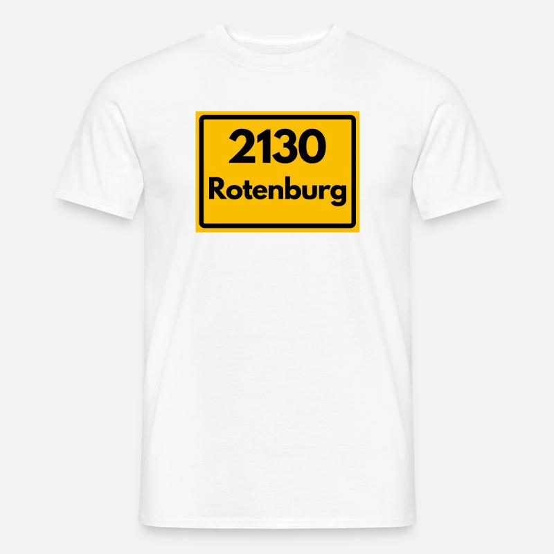 ANCIEN CODE POSTAL RETRO 2130 ROTENBURG WÜMME T-shirt homme