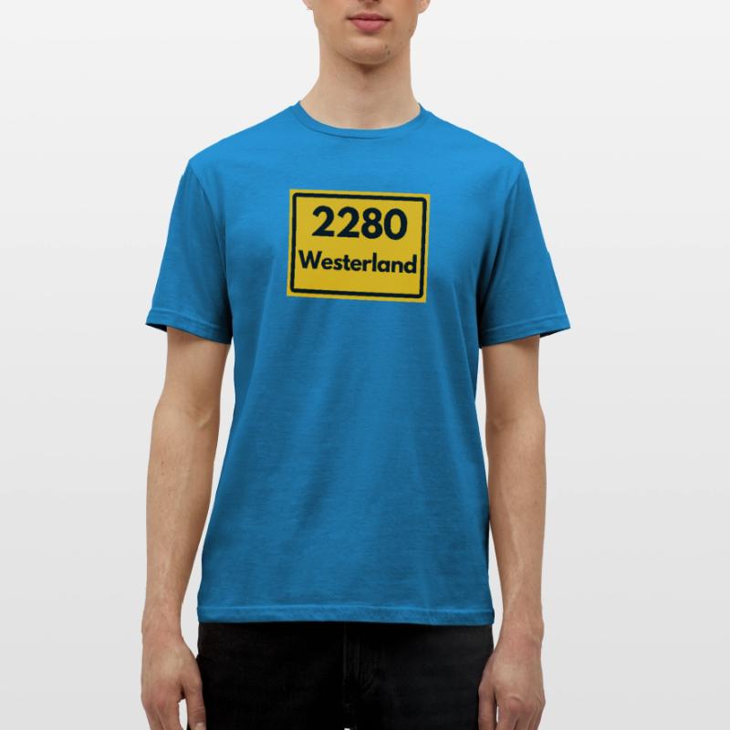 OLD POSTCODE POSTCODE RETRO 2280 WESTERLAND – SYLT Men's T-Shirt
