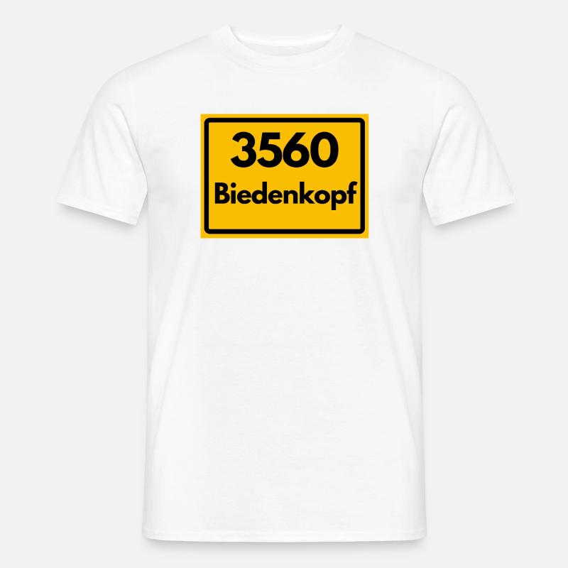 ANCIEN CODE POSTAL RETRO 3560 BIEDENKOPF T-shirt homme