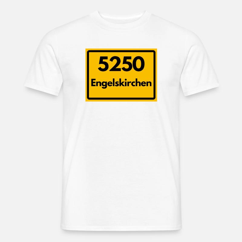ANCIEN CODE POSTAL RETRO 5250 ENGELSKIRCHEN T-shirt homme