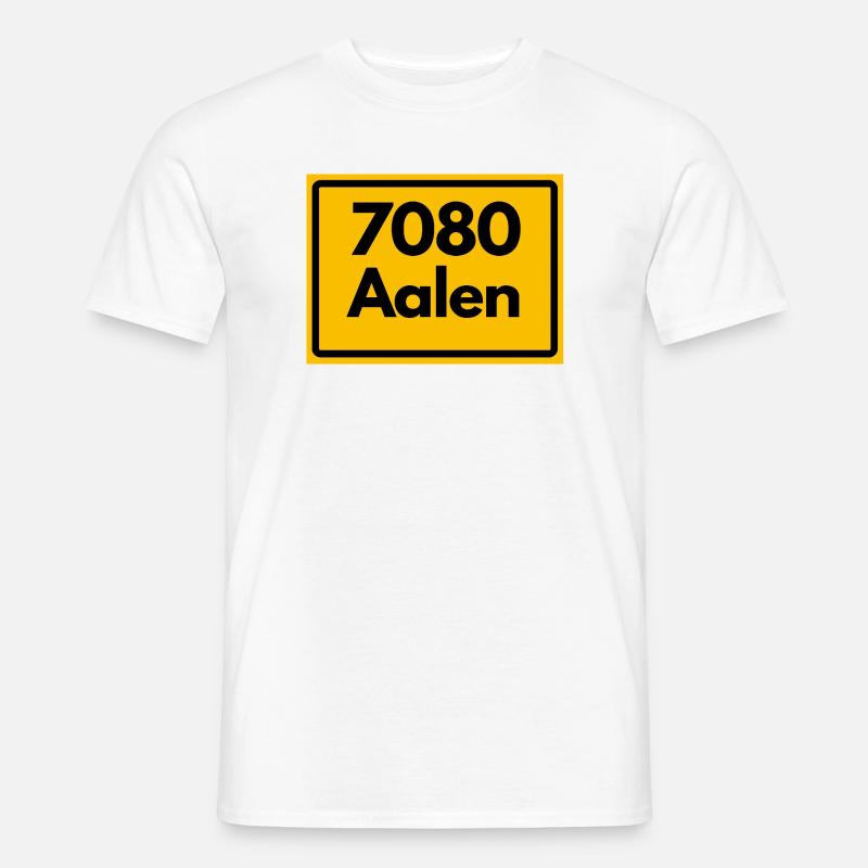 ANCIEN CODE POSTAL RÉTRO 7080 AALEN HEIMATSTOLZ T-shirt homme