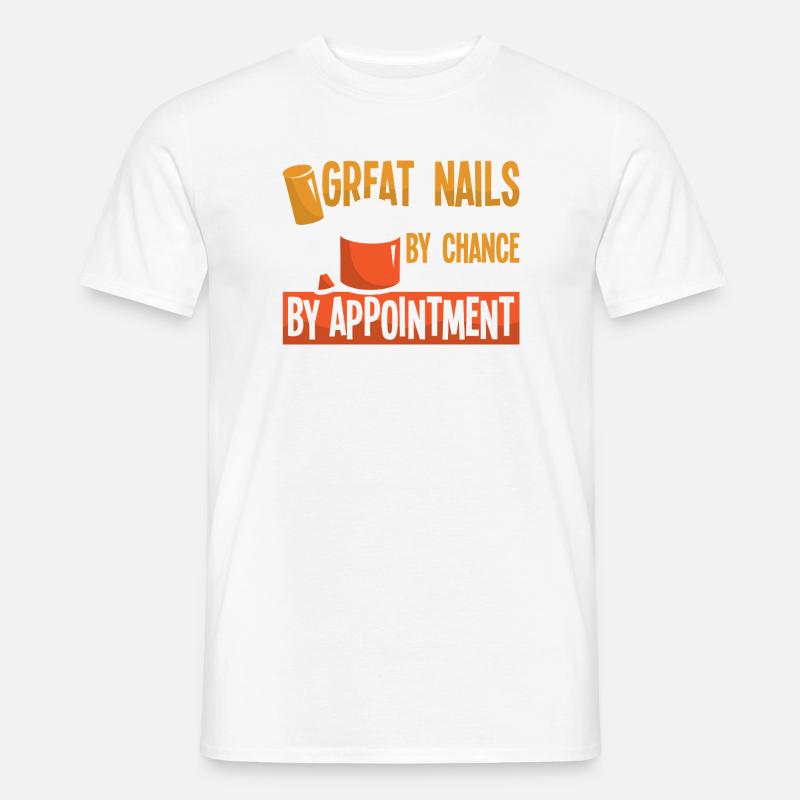 Designer de manucures Salon de manucure cosmétiques T-shirt homme