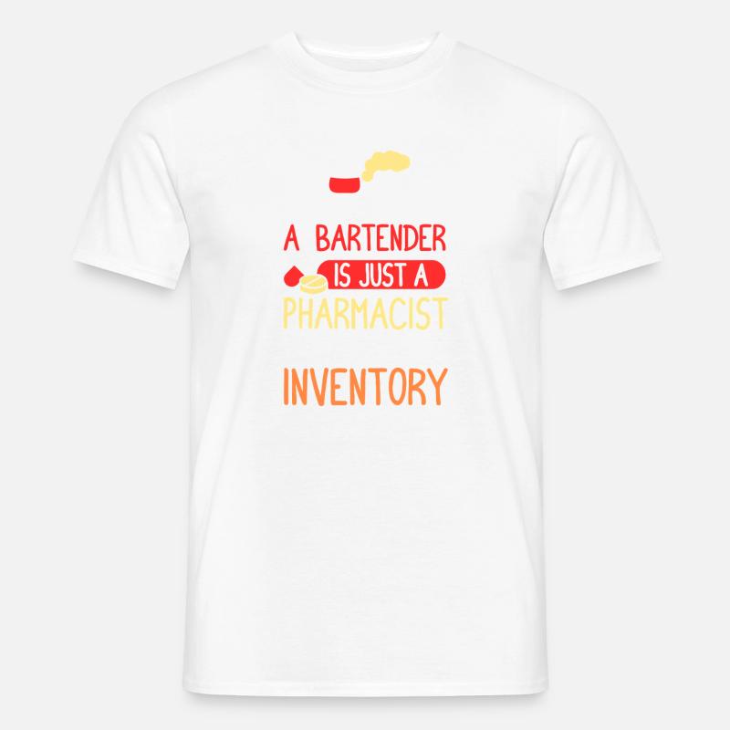 Barkeeper Kellner bartender Barmann - Männer T-Shirt - undefined