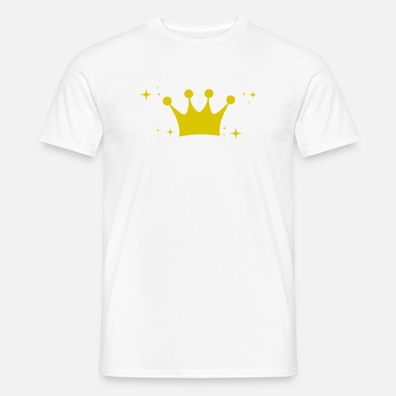 Krone - Geschenkidee - Sterne - Männer T-Shirt - undefined
