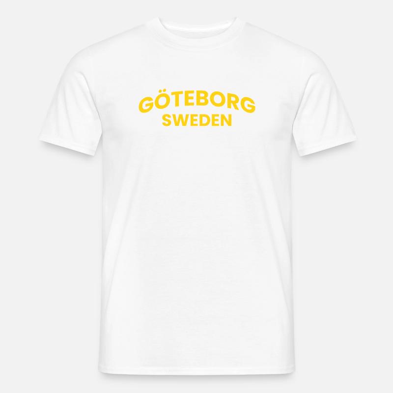 GÖTEBORG Sweden Arc Text Men’s T-shirt