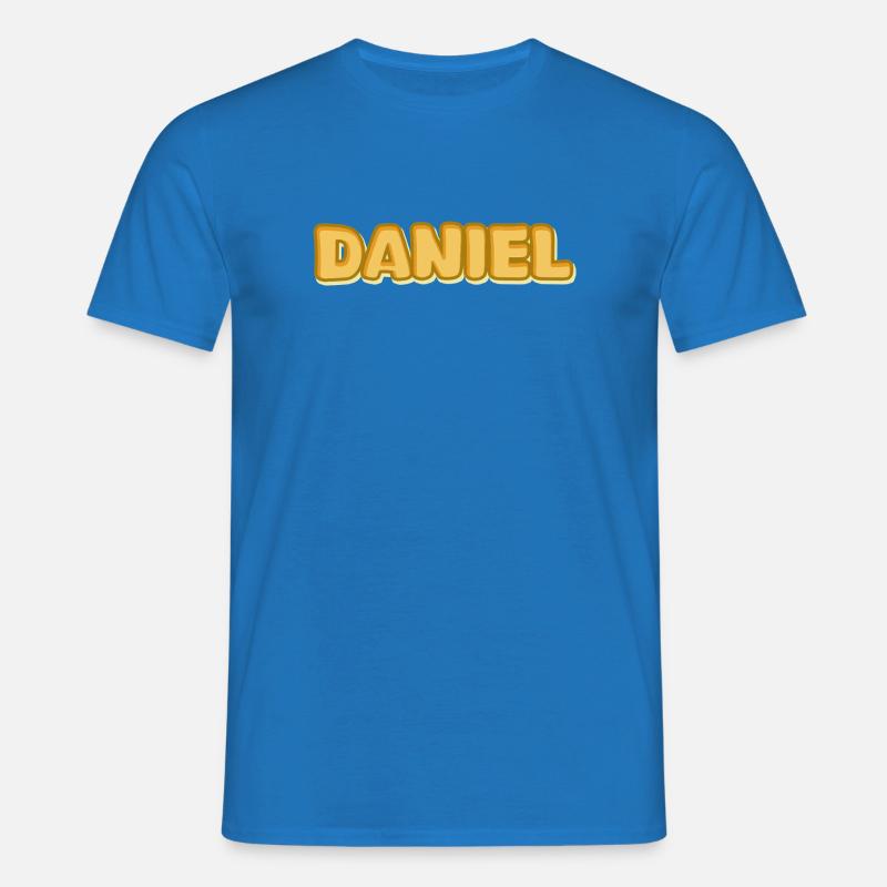 Daniel Daniel - Männer T-Shirt - Royalblau