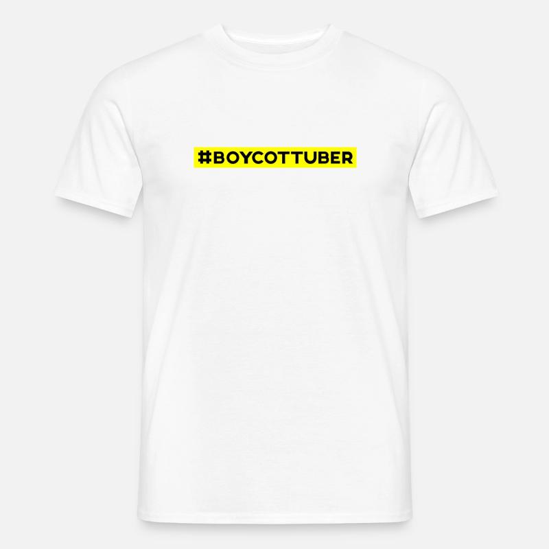 Boycott UBER T-shirt homme