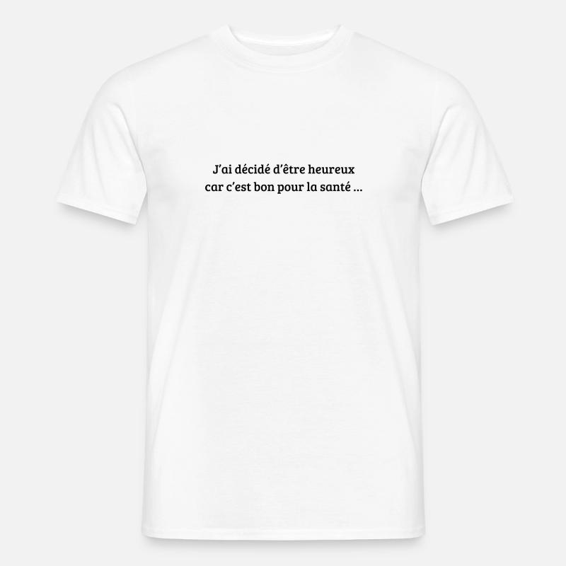 Le bonheur T-shirt homme