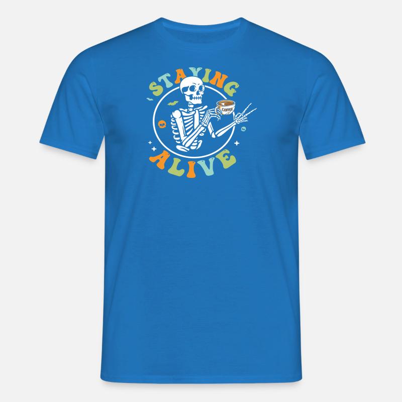 Staying Alive - Men's T-Shirt - royal blue